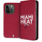 NBA Miami Heat Standard - Red iPhone 15 Pro Folio Case
