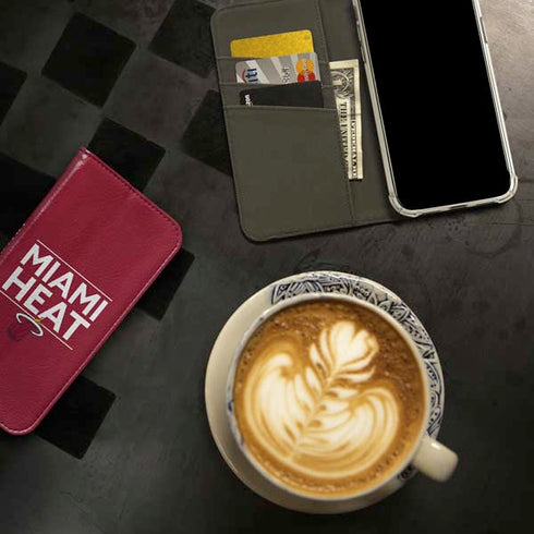 NBA Miami Heat Standard - Red iPhone 15 Pro Folio Case