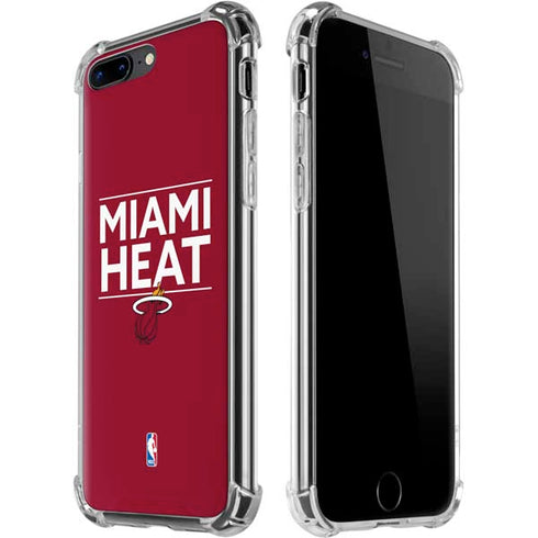 NBA Miami Heat Standard - Red iPhone 7/8 Plus Clear Case