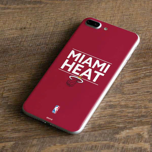 NBA Miami Heat Standard - Red iPhone 8 Plus Skin