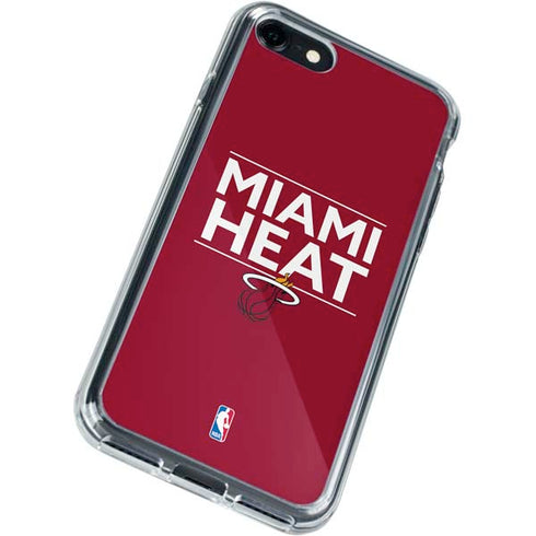 NBA Miami Heat Standard - Red iPhone SE (2nd & 3rd Gen) Clear Case