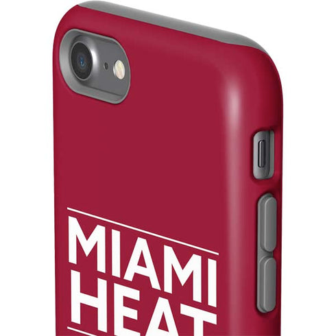 NBA Miami Heat Standard - Red iPhone SE (2nd & 3rd Gen) Pro Case