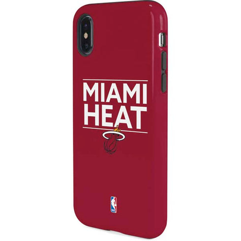 NBA Miami Heat Standard - Red iPhone X Pro Case