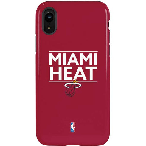 NBA Miami Heat Standard - Red iPhone XR Pro Case