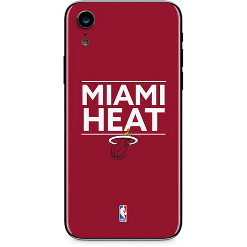 NBA Miami Heat Standard - Red iPhone XR Skin