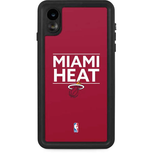 NBA Miami Heat Standard - Red iPhone XR Waterproof Case