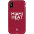 NBA Miami Heat Standard - Red iPhone XS Pro Case
