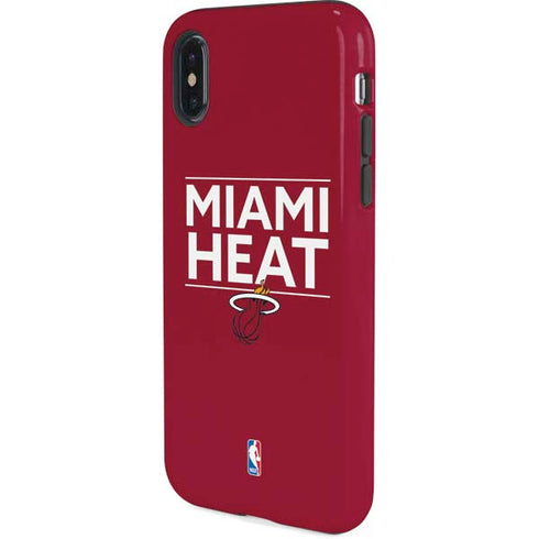 NBA Miami Heat Standard - Red iPhone XS Pro Case