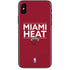 NBA Miami Heat Standard - Red iPhone XS Skin