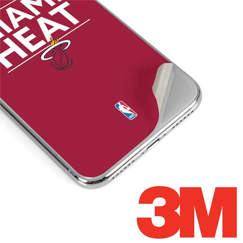 NBA Miami Heat Standard - Red iPhone XS Skin