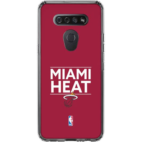 NBA Miami Heat Standard - Red LG K51/Q51 Clear Case