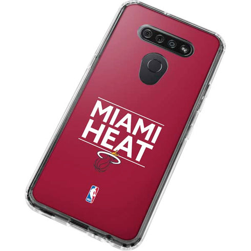 NBA Miami Heat Standard - Red LG K51/Q51 Clear Case