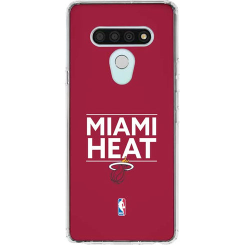 NBA Miami Heat Standard - Red LG Stylo 6 Clear Case