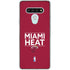 NBA Miami Heat Standard - Red LG Stylo 6 Clear Case