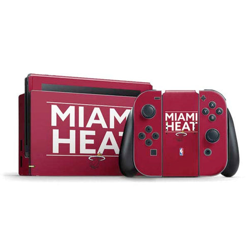 NBA Miami Heat Standard - Red Nintendo Switch Bundle Skin