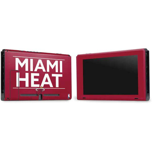 NBA Miami Heat Standard - Red Nintendo Switch Bundle Skin