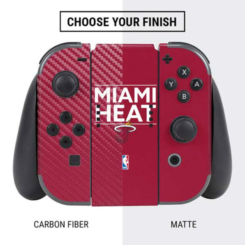 NBA Miami Heat Standard - Red Nintendo Switch Bundle Skin