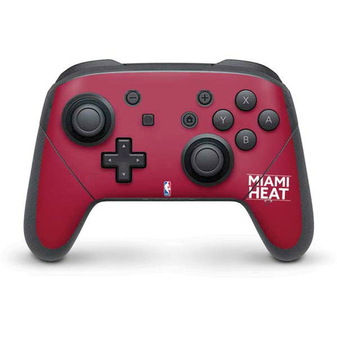 NBA Miami Heat Standard - Red Nintendo Switch Pro Controller Skin