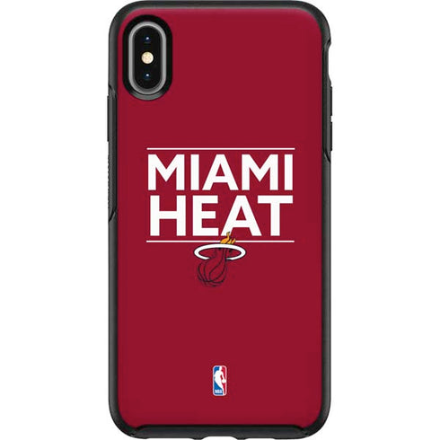 NBA Miami Heat Standard - Red Otterbox Symmetry iPhone Skin