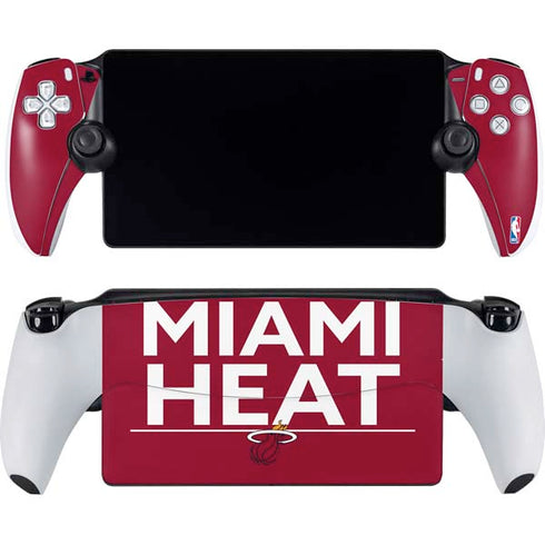 NBA Miami Heat Standard - Red PlayStation Portal Remote Player Skin