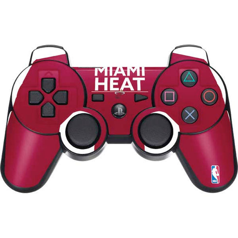NBA Miami Heat Standard - Red PS3 Dual Shock wireless controller Skin