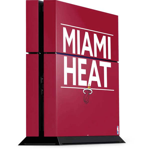 NBA Miami Heat Standard - Red PS4 Console Skin