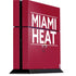 NBA Miami Heat Standard - Red PS4 Console Skin