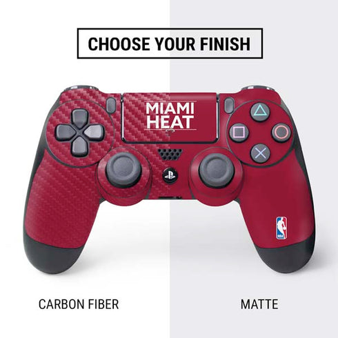 NBA Miami Heat Standard - Red PS4 Controller Skin