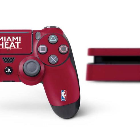 NBA Miami Heat Standard - Red PS4 Slim Bundle Skin