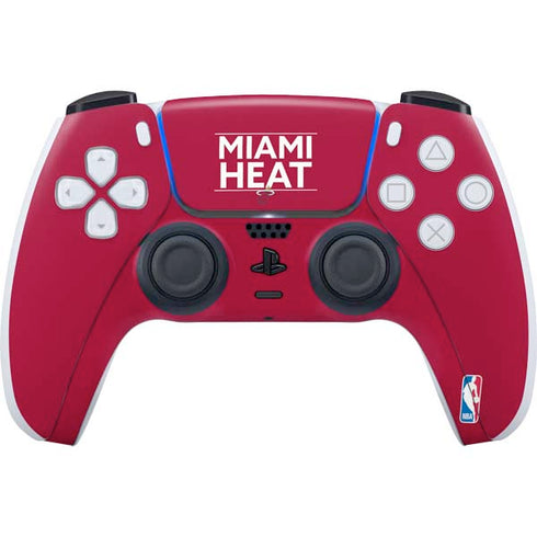 NBA Miami Heat Standard - Red PS5 Controller Skin