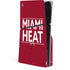 NBA Miami Heat Standard - Red PS5 Slim Disk Console Skin