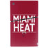 NBA Miami Heat Standard - Red PS5 Slim Disk Console Skin
