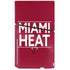 NBA Miami Heat Standard - Red PS5 Slim Disk Console Skin
