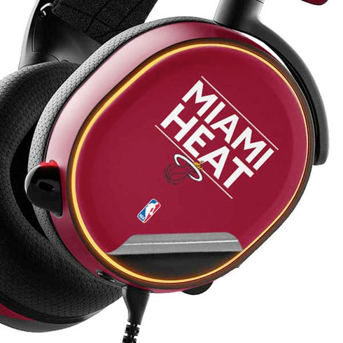 NBA Miami Heat Standard - Red SteelSeries Arctis 5 Skin