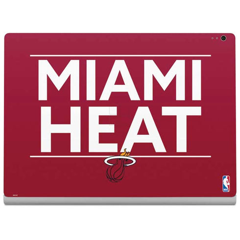NBA Miami Heat Standard - Red Surface Book 2 13.5in Skin