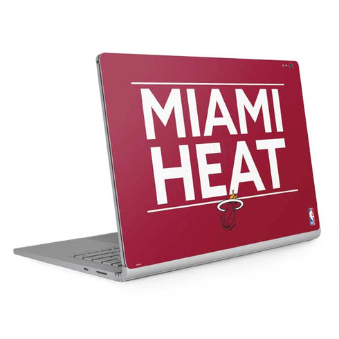 NBA Miami Heat Standard - Red Surface Book 2 15in Skin