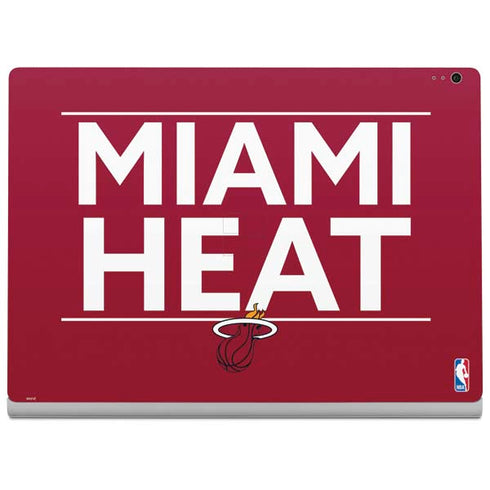 NBA Miami Heat Standard - Red Surface Book 2 15in Skin