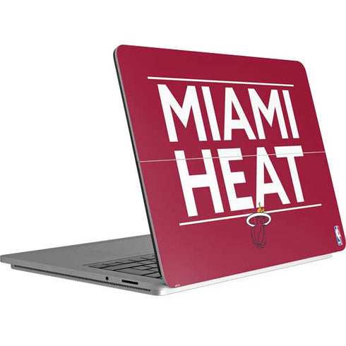 NBA Miami Heat Standard - Red Surface Laptop Studio Skin