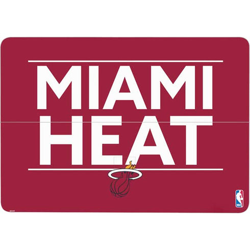 NBA Miami Heat Standard - Red Surface Laptop Studio Skin