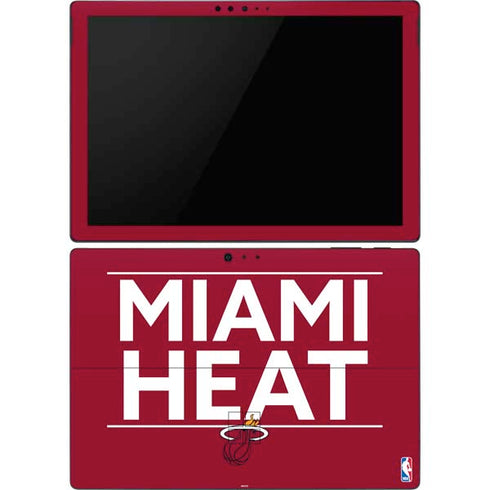 NBA Miami Heat Standard - Red Surface Pro 6 Skin