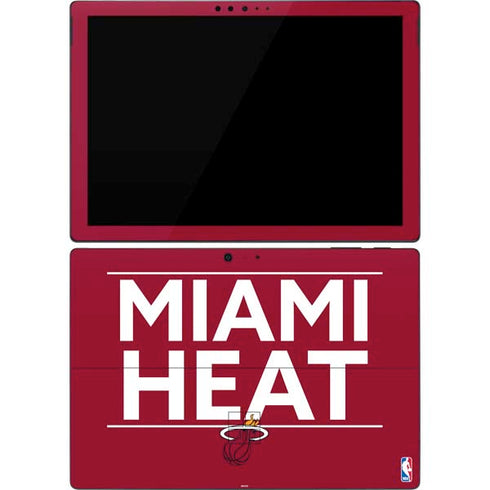 NBA Miami Heat Standard - Red Surface Pro 7 Skin