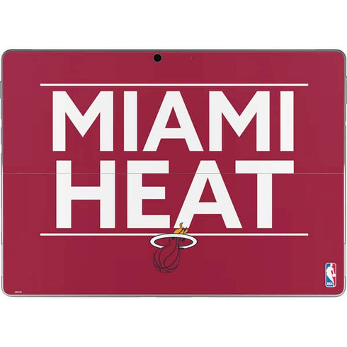 NBA Miami Heat Standard - Red Surface Pro 9 Skin