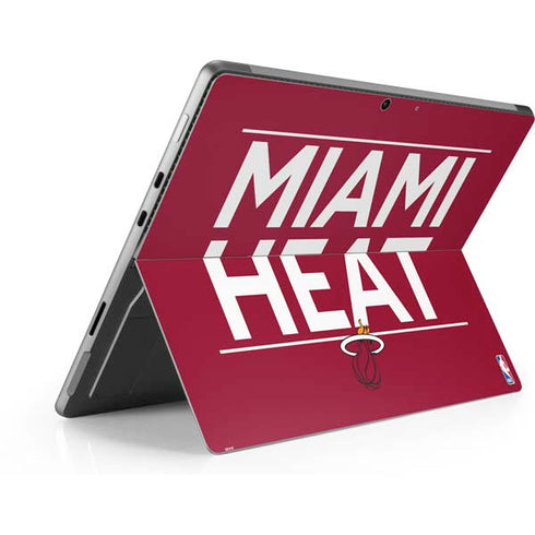 NBA Miami Heat Standard - Red Surface Pro 9 Skin