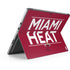 NBA Miami Heat Standard - Red Surface Pro 9 Skin