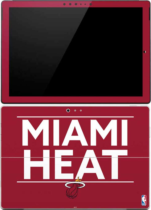 NBA Miami Heat Standard - Red Surface Pro (2017) Skin