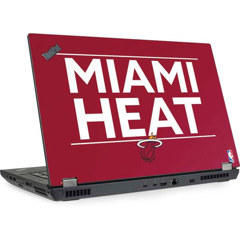 NBA Miami Heat Standard - Red Lenovo ThinkPad Skin