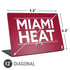 NBA Miami Heat Standard - Red Universal Laptop 12in (9.8 x 6.8in) Skin