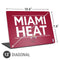 NBA Miami Heat Standard - Red Universal Laptop 13in (10.6 x 7.6in) Skin