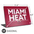 NBA Miami Heat Standard - Red Universal Laptop 14in (11.4 x 8.2in) Skin
