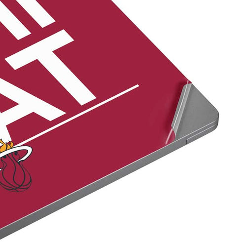 NBA Miami Heat Standard - Red Universal Laptop 15in (12.2 x 8.8in) Skin